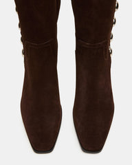 DINGO BROWN SUEDE STUDS