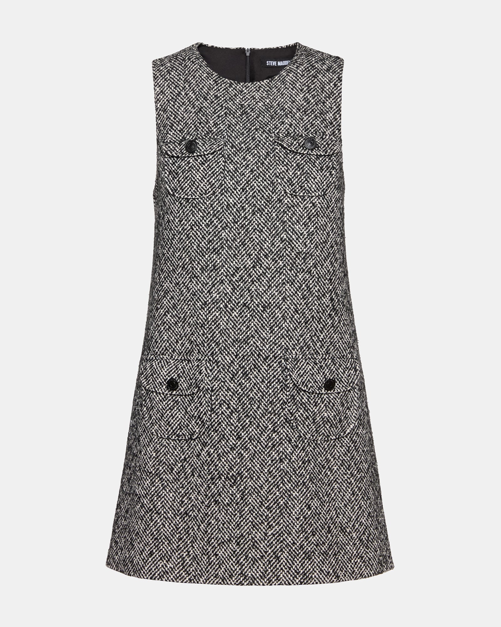 LOUIE DRESS BLACK/WHITE