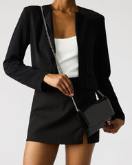 JULIANA BAG BLACK PATENT